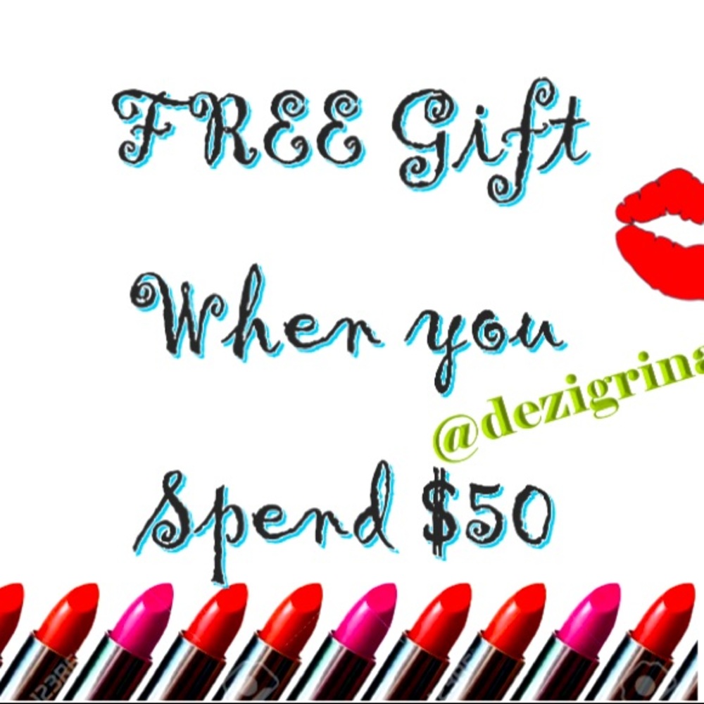 ⭐️⭐️FREE GIFT WHEN YOU SPEND $50 or MORE 💋💖